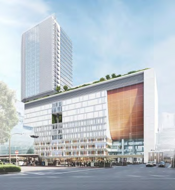 new yokohama station building plans revealed 日刊建設工業新聞