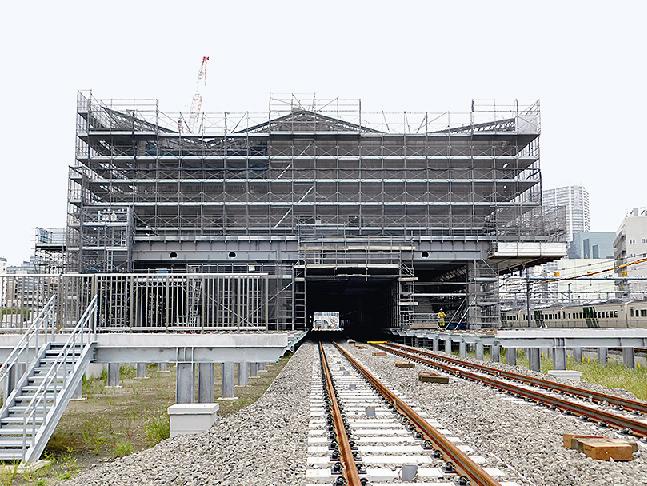 ｊｒ東日本 品川新駅建設 東京都港区 躯体工事完了 ２０年春の暫定開業めざす 日刊建設工業新聞