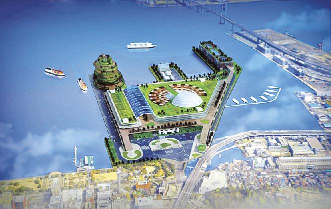 横浜港ｈｒ協会 山下ふ頭 中区 再開発案公表 ウィズコロナ見据え新たに３提案 日刊建設工業新聞