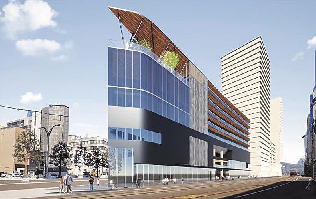 福井駅前電車通り北地区b街区再開発 県が組合設立認可 5月下旬に総会 日刊建設工業新聞