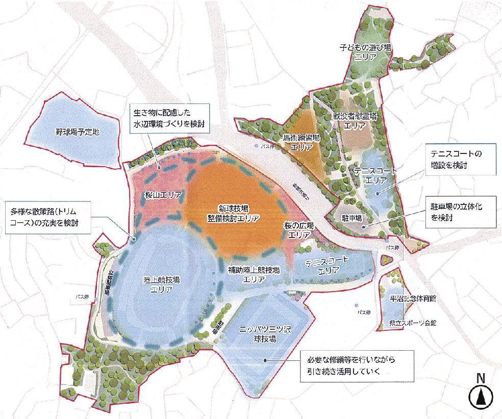 横浜市 三ツ沢公園 神奈川区 再整備基本構想案 新たな球技場整備は公民連携視野 日刊建設工業新聞